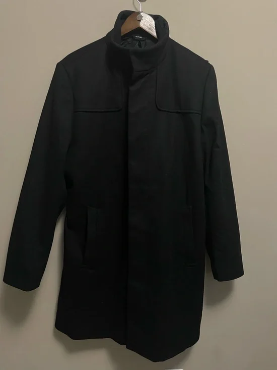 Tiger of Sweden Egal 4 Wool Car Coat Men’s Size 54 - Picture 2 of 14